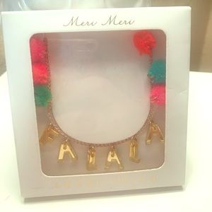 Meri Meri  “FA LA LA” Necklace